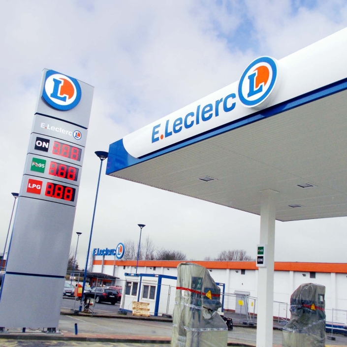 oznakowanie stacji benzynowych producent